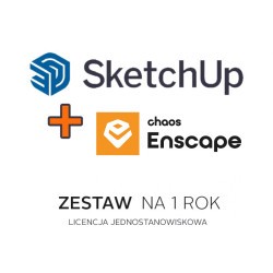 SketchUp + Enscape - zestaw - licencja czasowa na 1 rok